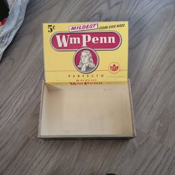 Wm Penn Cigar Box