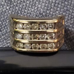 Big 14k Diamond Ring