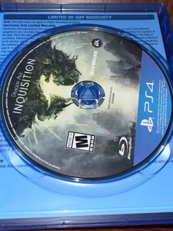 PlayStation Video Game PS4 PS5 For Sale opened dragon age