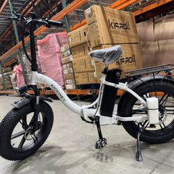 Folding electric bicycle