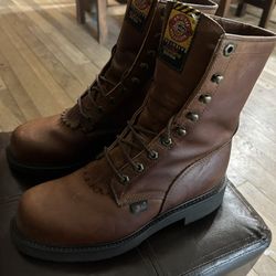 Justin work boots 