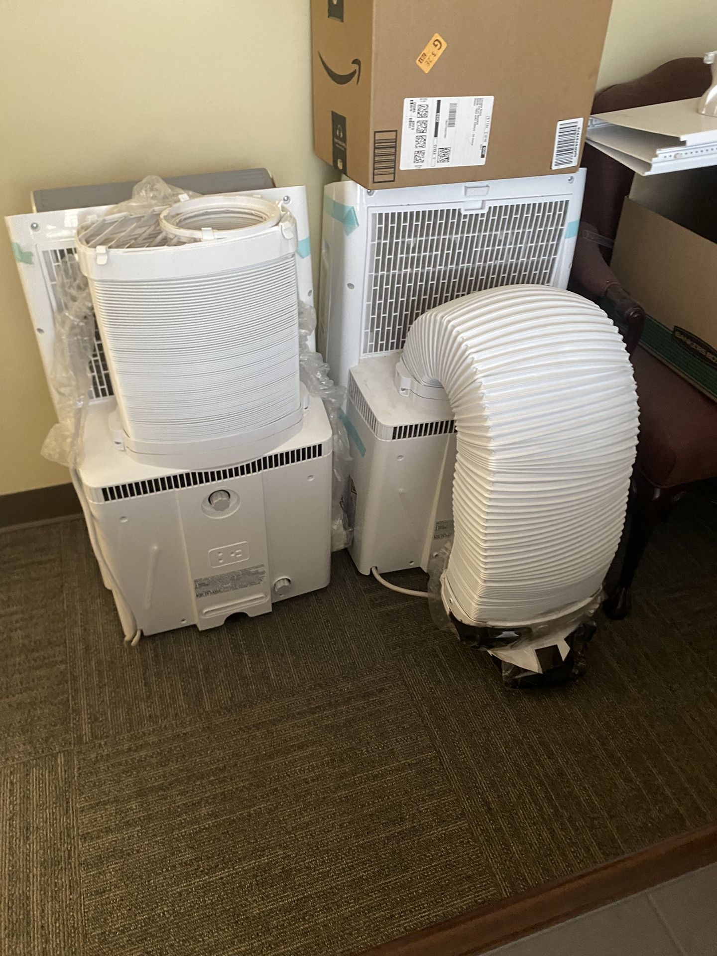 Two Toshiba 14,000 BTU Portable ACs Like New