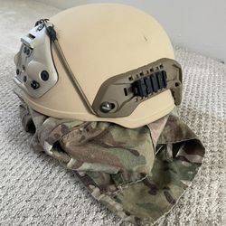 Medium MSA Midcut Ballistic Helmet Left Hand