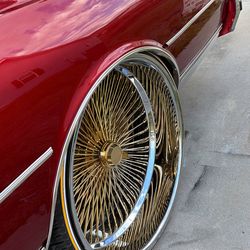 Custom colored white wall tires