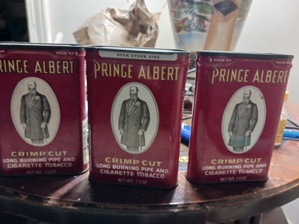 Vintage Prince Albert Tins 