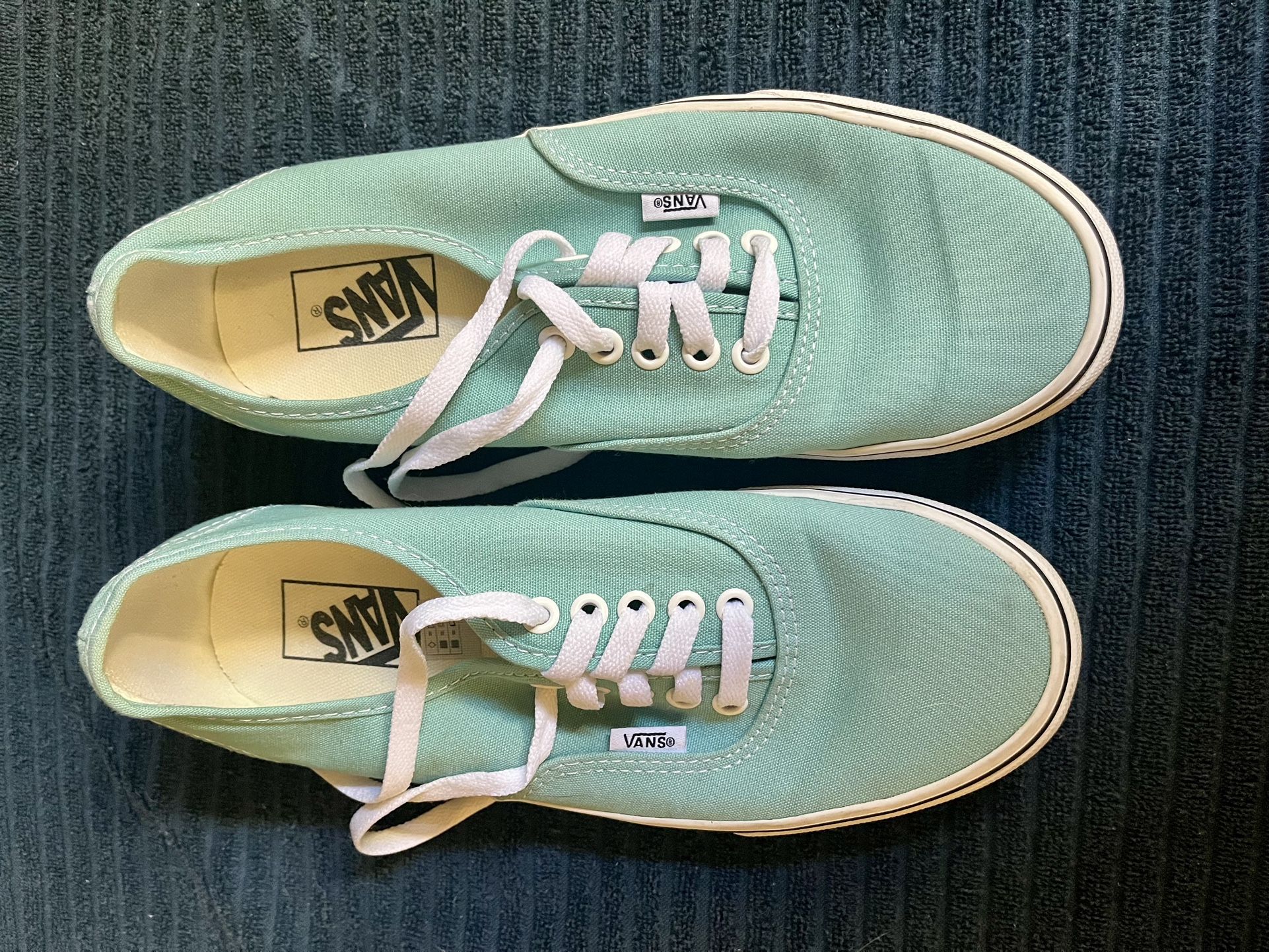 Vans Light Teal Lace Up Woman’s Shoes