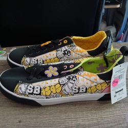 Ground Up Spongebob Mens Sneakers #11.5