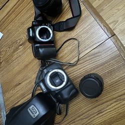 Nikon & Canon Film Cameras 