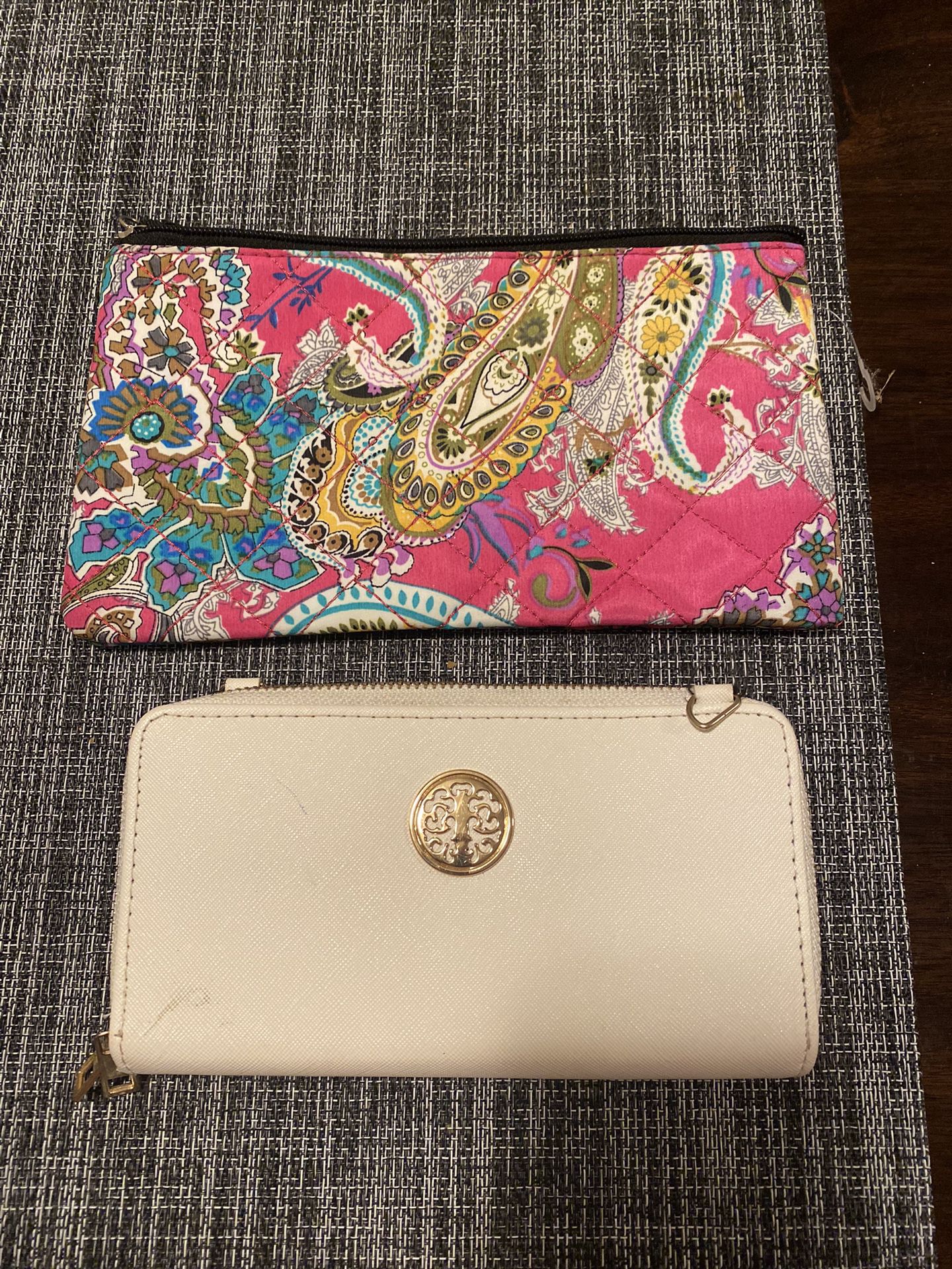 Lot Of 2 Womans Wallet And Small Bag 
