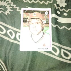 Cardinals Mike Tyson Baseball Card 2b
