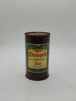 VINTAGE RHEINGOLD SCOTCH ALE FLAT TOP BEER CAN LIEBMAN BRG NEW YORK NY