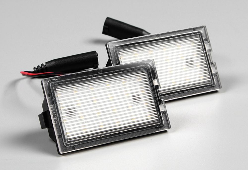For Range Rover Sport Discovery L320 LR2 LR3 LR4 White LED License Plate Lights -(4-PZ049