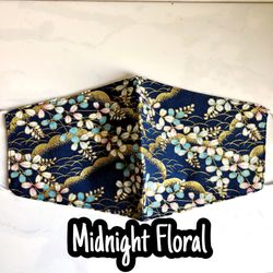 Floral Adjustable Face Mask