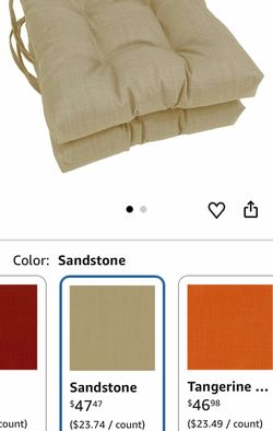 Chair seat cushion