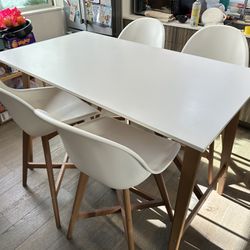 Ikea High foot Table And Chair 