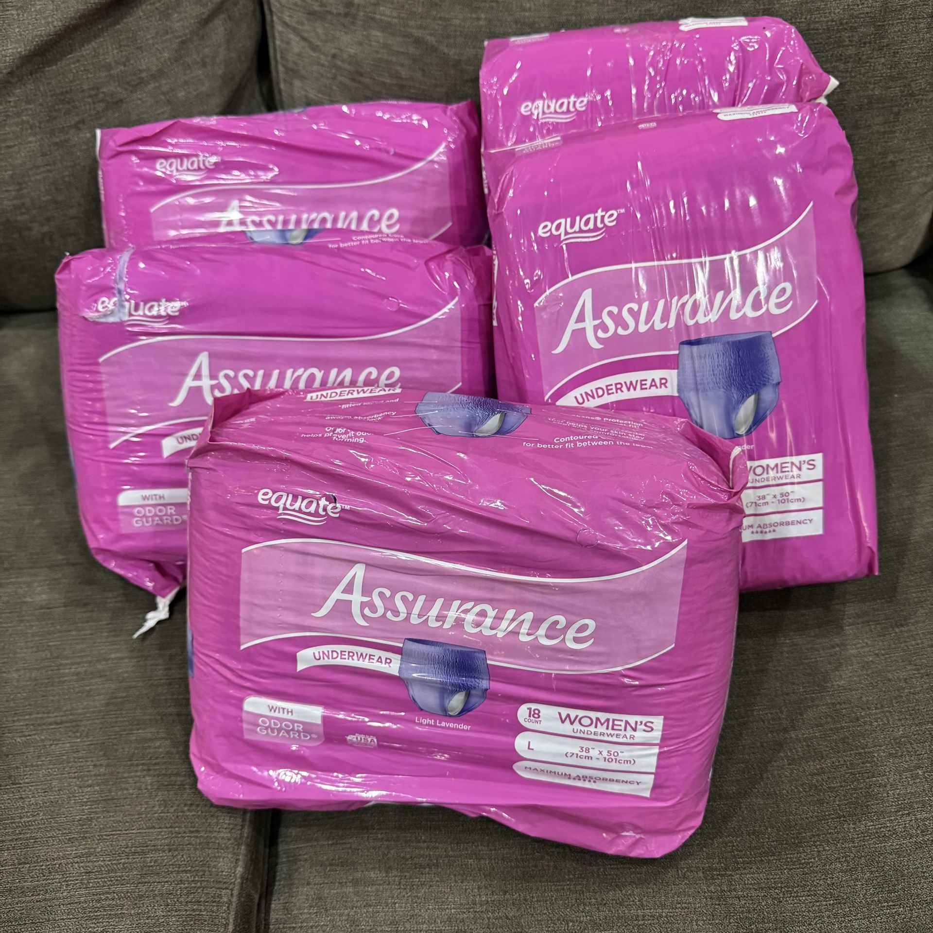 Adult Disposable Underwear Diaper Bundle Lot new