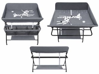 FUNTRESS Portable Changing Table for Baby/Infant Foldable Diaper Changing Station