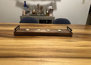 Rustic Tea Light Centerpiece