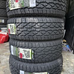4 new 225/60/18 Atturo all terrain tires