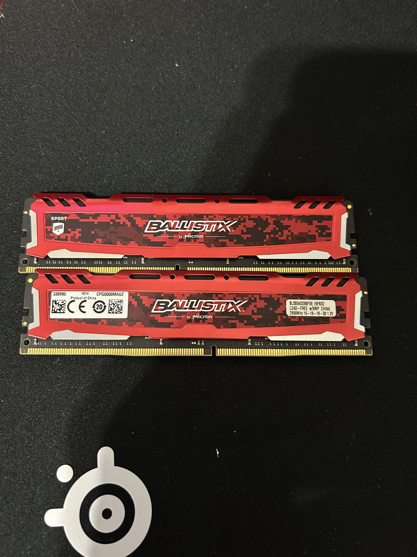 ballistix Sport (2x8) 16 gb ram 2666 DDR4