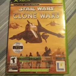 Tetris Worlds and Star Wars The Clone Wars Original Xbox Game