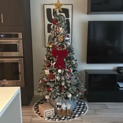 Flocked Christmas Tree For Sale