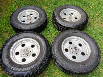 15 inch centerline rims with tires