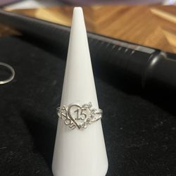 Quince .925 Silver/Plata Ring