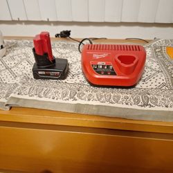 Milwaukee Charger With Battery