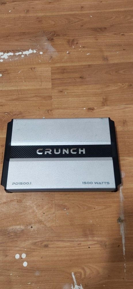 Crunch PD 1500.1 Amp Amplifier 