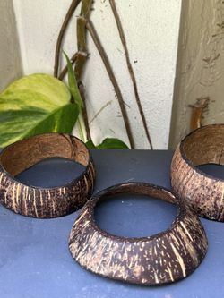 Unique Custom Coconut Circle Piece