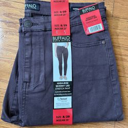NWT Buffalo ladies high-rise skinny leg stretch pants size 8/29