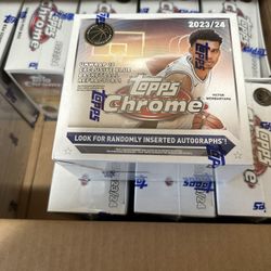2023-24 Topps Chrome NBA Basketball Factory Sealed Mega Monster Box  
