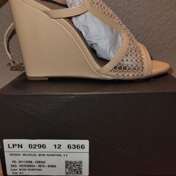 Beige Wedges