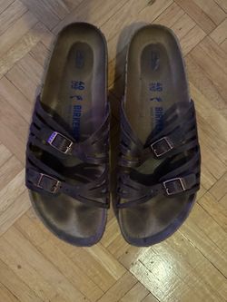 Size 40 NARROW Birkenstock Softbed Granadas