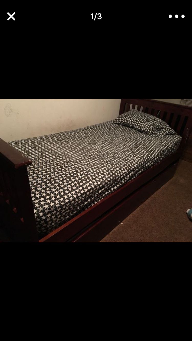 Twin bed (bottom bed)
