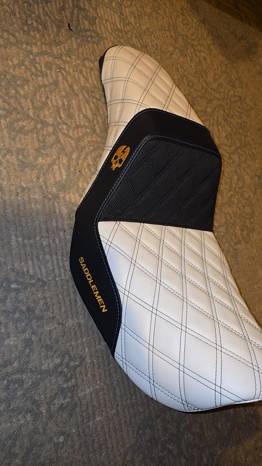 Saddlmen X Born Scum Custom Seat Collab (NEVER USED)