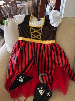 Girls Pirate Halloween Costume with Accessories