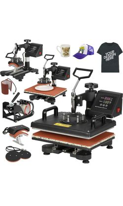 12"x15" Heat Press 6 in 1 Swing Away