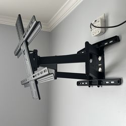 Large Sanus, full motion TV mount