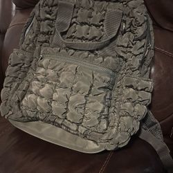 Dark forest green backpack 