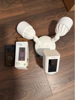 Ring Doorbell and Floodlight Camera