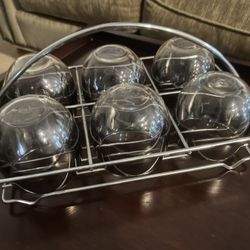 Roly Poly Glass Set with Caddy