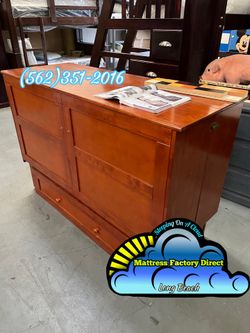 Queen Murphy bed cama memory foam Nuevo new