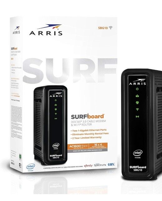 ARRIS (SBG10) - Cable combo and modem