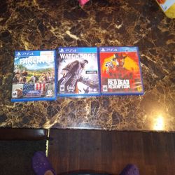 3 PS4 Games And Xbox One X Controller 