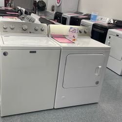 Used Maytag Washer And Dryer Set. 1 Year Warranty 