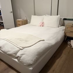 SoftFrame Bed Frame w/ Metal Box Spring