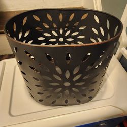 Metal Trash Can