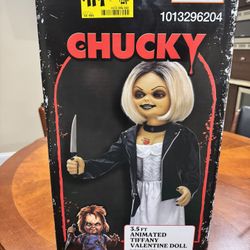 $80 3.5 ft. Animated Tiffany Valentine Doll 